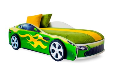 Детская кровать-машинка Бондимобиль зеленый в Омске