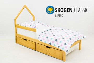 Детская кровать-домик мини Skogen дерево в Омске