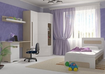 Детская комната для девочки Палермо-Юниор, вариант 2 без вставок в Омске