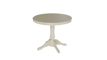 Круглый стол на кухню Орландо Т1, цвет Слоновая кость (Б-111.02.1) в Омске
