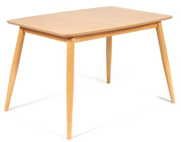 Кухонный стол раскладной Pavillion (Павильон) бук/мдф 80x120+40x75, Натуральный арт.13982 в Омске