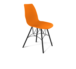 Обеденный стул SHT-ST29/S100 (оранжевый ral2003/черный муар) в Омске