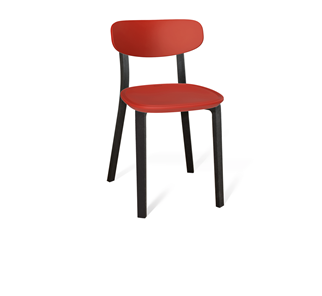 Обеденный стул SHT-ST85-2/SB85-2/S85 (красный/черный) в Омске