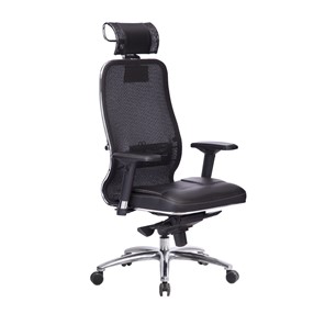 Кресло офисное Метта Samurai SL-3.04, черный плюс в Омске