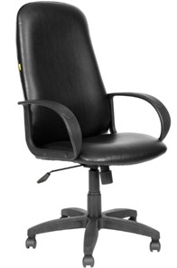 Кресло компьютерное CHAIRMAN 279, экокожа, цвет черный в Омске