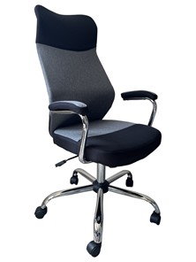 Кресло офисное C168 черный/серый в Омске