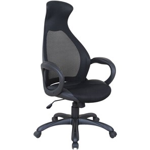 Компьютерное кресло Brabix Premium Genesis EX-517 (пластик черный, ткань/экокожа/сетка черная)   531574 в Омске