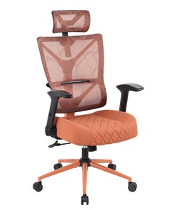 Кресло CHAIRMAN CH566 сетчатый акрил оранжевый / полиэстер оранжевый в Омске