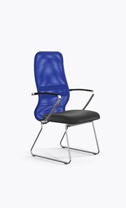 Кресло офисное Метта Ergolife Sit 8 B2-9K - X1+Extra (Синий-Черный) в Омске