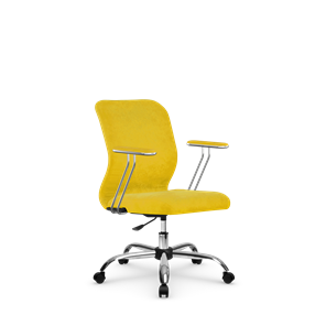 Кресло офисное SU-Mr-4/подл.078/осн.006 желтый в Омске