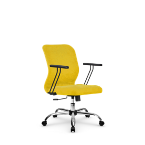 Офисное кресло SU-Mr-4/подл.109/осн.003  желтый в Омске