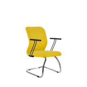 Кресло компьютерное SU-Mr-4/подл.109/осн.007 желтый в Омске