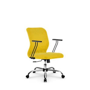 Офисное кресло SU-Mr-4/подл.110/осн.003 желтый в Омске