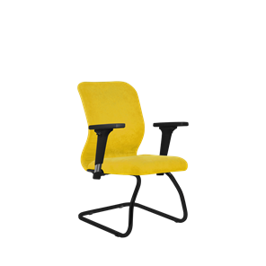 Кресло компьютерное SU-Mr-4/подл.200/осн.008 желтый в Омске