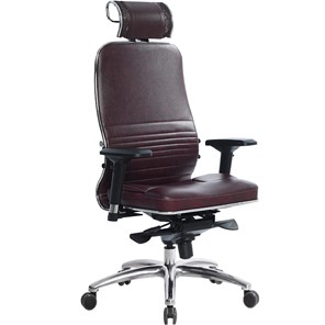 Офисное кресло Samurai KL-3.04, темно-бордовый в Омске