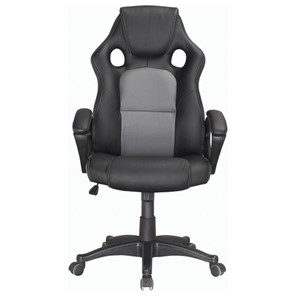 Кресло офисное Brabix Rider Plus EX-544 КОМФОРТ (экокожа, черное/серое) 531582 в Омске