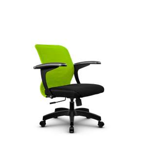 Кресло SU-M-4/подл.160/осн.001, Зеленый/Черный в Омске