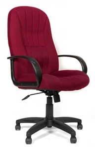 Кресло компьютерное CHAIRMAN 685, ткань TW 13, цвет бордо в Омске