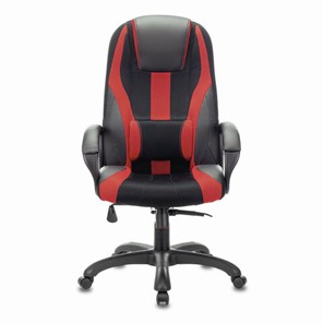 Компьютерное кресло Brabix Premium Rapid GM-102 (экокожа/ткань, черное/красное) 532107 в Омске