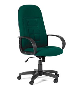 Кресло компьютерное CHAIRMAN 727 ткань ст., цвет зеленый в Омске