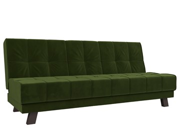 Прямой диван Винсент, Зеленый (микровельвет) в Омске