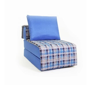 Кресло бескаркасное Харви, синий - квадро в Омске