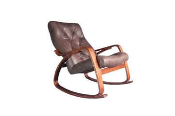 Кресло-качалка Гранд, замша шоколад в Омске