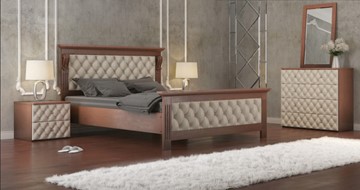 Спальная кровать СВ-Стиль Лидер 160*200 с основанием в Омске