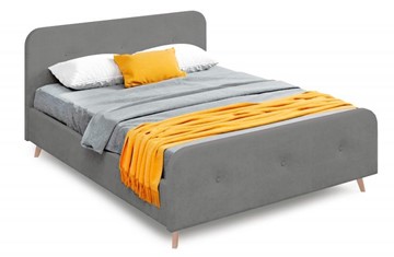 Кровать двуспальная Сиерра 1600 (без основания) Торонто серый в Омске