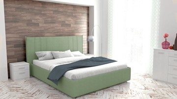 Двуспальная кровать с механизмом Сарма Аврора 160х200 (с коробом) в Омске