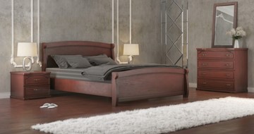 Спальная кровать СВ-Стиль Магнат 160*195 с основанием в Омске