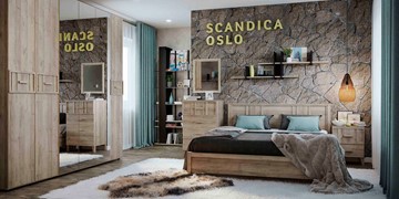 Модульная спальня SCANDICA OSLO №1 в Омске