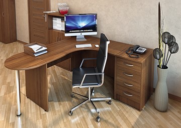 Комплект офисной мебели Riva, Орех в Омске