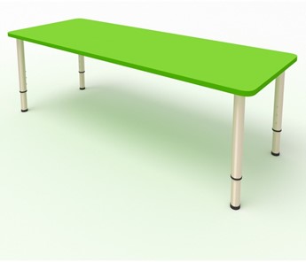 Стол для детей 2-местный  (по одну сторону столешн.) СДО-2 (0-3) зеленый в Омске