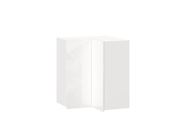 Шкаф кухонный угловой Шервуд, ЛД 281.500.000.169, белый/белый глянец в Омске