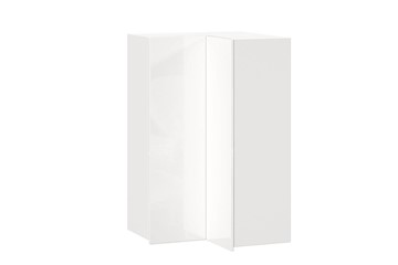 Шкаф кухонный угловой высокий Шервуд, ЛД 281.570.000.170, белый/белый глянец в Омске