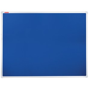 Доска  для объявлений c текстильным покрытием для объявлений 60х90 см синяя, ГАРАНТИЯ 10 ЛЕТ, РОССИЯ, BRAUBERG, 231700 в Омске