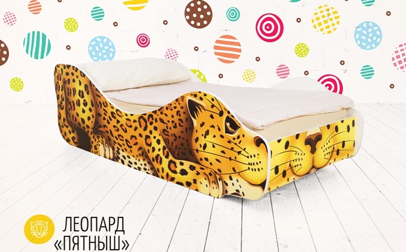 Детская кровать-зверенок Леопард-Пятныш в Омске - изображение