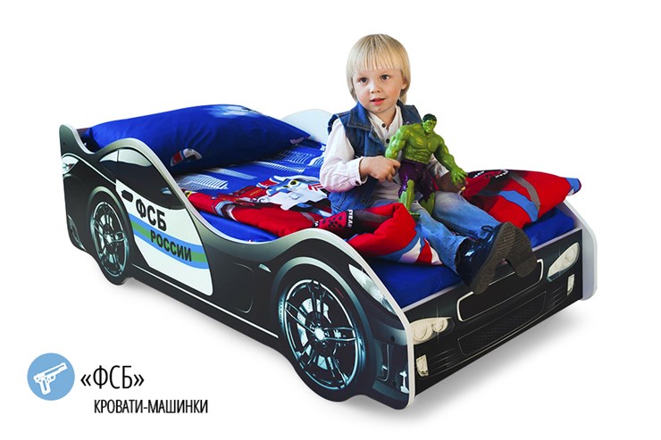 Кровать-машина в детскую ФСБ в Омске - изображение 1