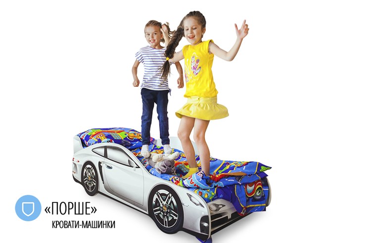 Детская кровать-машина Porsche в Омске - изображение 4