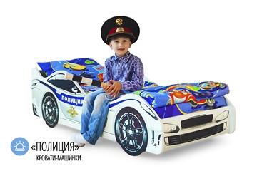 Детская кровать-машина Полиция в Омске - предосмотр 1