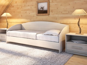 Подростковая кровать Этюд Софа, 90х200, ясень шимо светлый в Омске