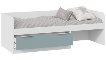 Кровать в детскую Марли Тип 1 (Белый/Серо-голубой) в Омске - предосмотр 1
