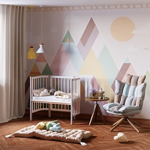 Детская кровать POLINI Kids Simple 120 Белый / Серый в Омске - предосмотр 7