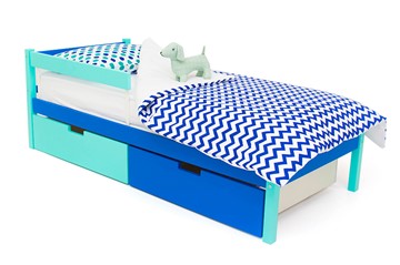 Кроватка Skogen classic мятно-синия в Омске