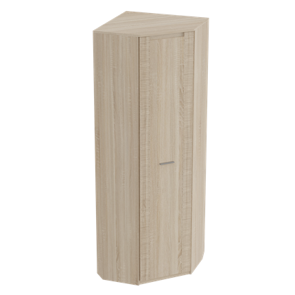 Угловой шкаф распашной Элана, Дуб сонома 720х720х208 в Омске - изображение