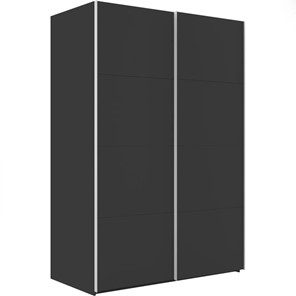 Шкаф 2-х дверный Эста (ДСП/ДСП) 1800x660x2200, серый диамант в Омске