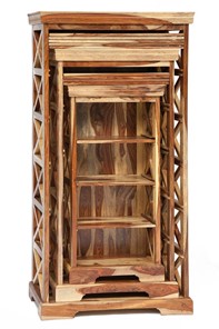 Шкафы для книг Бомбей - 0761A (набор 3 шт.) палисандр, натуральный (natural) арт.10047 в Омске