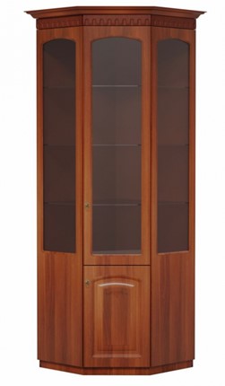 Угловой шкаф Гармония-4, витрина МЦН в Омске - изображение