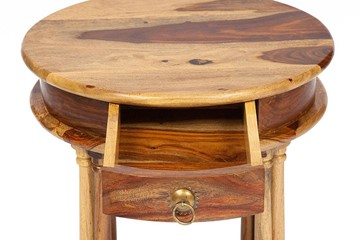 Кофейный стол Бомбей - 1149  палисандр, 45*45*60, натуральный (natural) арт.10049 в Омске - предосмотр 1